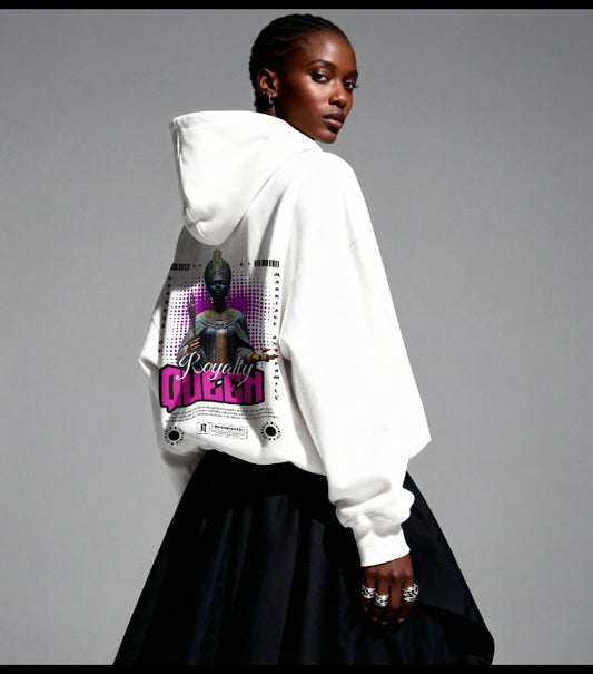 Premium full zip hoodie, "Field of Kings Royalty Queen"